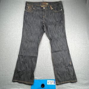 COOGI Australia Jeans Womens Size 24 Dark Wash Embroidered Pockets Casual